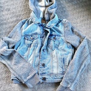 Jean jacket hoodie